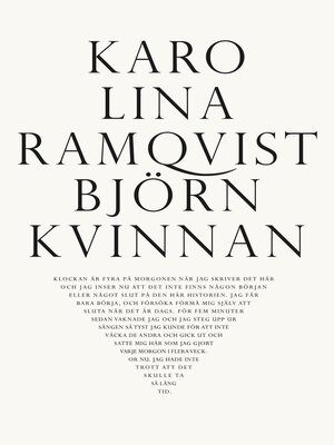 cover image of Björnkvinnan